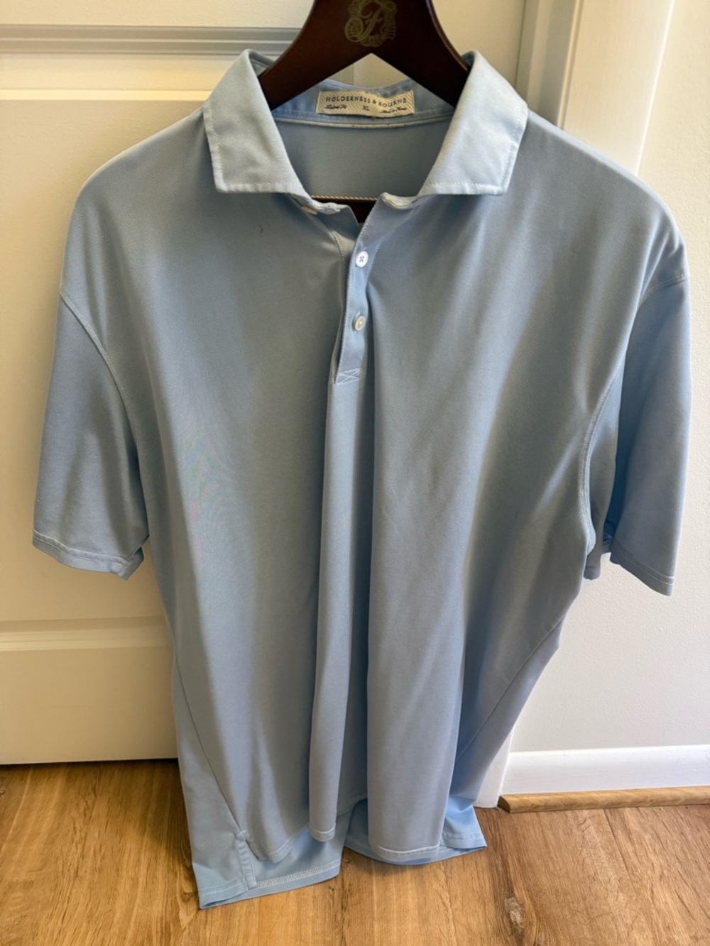 Light Blue Men's Polo Shirt